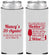 Custom Birthday Neoprene Slim Can Coolers - 40th Wine | 20154