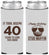 Custom Birthday Neoprene Slim Can Coolers - 40th Stud Muffin | 20183