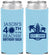 Custom Birthday Neoprene Slim Can Coolers - 40th Beach | 20212