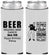 Custom Birthday Neoprene Slim Can Coolers - 40th | 20231