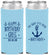 Custom Birthday Neoprene Slim Can Coolers - Oh Ship Nautical | 20238