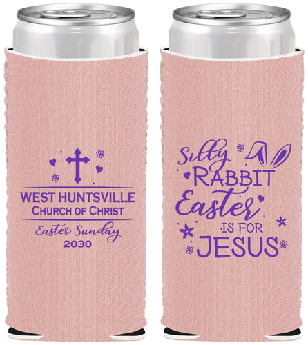 Custom Easter Neoprene Slim Can Coolers - Easter Is For Jesus | 210022