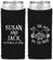 Custom Wedding Neoprene Slim Can Coolers - Til Death Do Us Part | 213