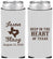 Custom Wedding Neoprene Slim Can Coolers - Deep In The Heart Of Texas | 214