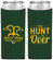 Custom Wedding Neoprene Slim Can Coolers - The Hunt Is Over Duck | 217