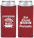 Custom 4th Of July Neoprene Slim Can Coolers - Eat Drink Patriotic | 220002