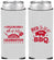 Custom 4th Of July Neoprene Slim Can Coolers - Red White Bbq | 220008