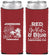 Custom 4th Of July Neoprene Slim Can Coolers - Beach Fireworks | 220022