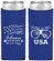 Custom 4th Of July Neoprene Slim Can Coolers - Party In The Usa | 220023