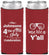 Custom 4th Of July Neoprene Slim Can Coolers - Merica Yall | 220034