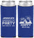 Custom 4th Of July Neoprene Slim Can Coolers - New York | 220039