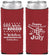 Custom 4th Of July Neoprene Slim Can Coolers - Red White Booze | 220042