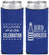 Custom 4th Of July Neoprene Slim Can Coolers - Red White Booze | 220043