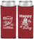 Custom 4th Of July Neoprene Slim Can Coolers - Fireworks | 220046