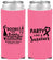Custom Awareness Neoprene Slim Can Coolers - Party Like A Survivor | 230006