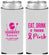 Custom Awareness Neoprene Slim Can Coolers - Eat Drink Think Pink | 230009