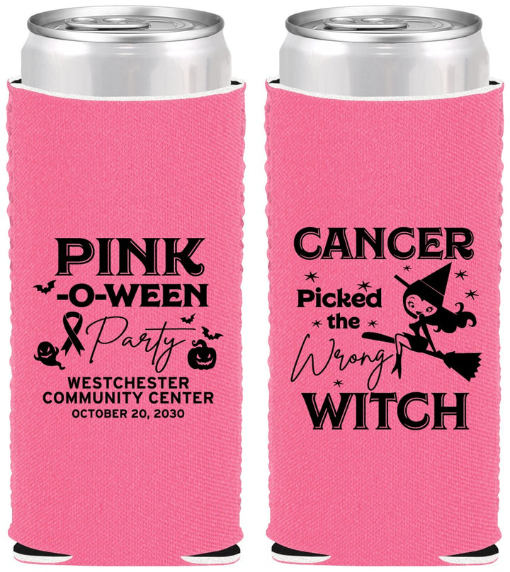 Custom Awareness Neoprene Slim Can Coolers - Wrong Witch | 230010