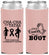 Custom Awareness Neoprene Slim Can Coolers - Give Cancer A Boot | 230011
