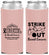 Custom Awareness Neoprene Slim Can Coolers - Bowling Strike Out | 230015