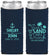 Custom Wedding Neoprene Slim Can Coolers - Sun Sand Drink In My Hand | 233