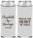 Custom Wedding Neoprene Slim Can Coolers - Deep In The Heart Of Texas | 237
