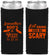 Custom Halloween Neoprene Slim Can Coolers - Boo Booze Scary | 250000