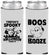 Custom Halloween Neoprene Slim Can Coolers - Boos And Booze | 250041