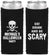 Custom Halloween Neoprene Slim Can Coolers - Eat Drink Be Scary | 250059