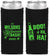 Custom Halloween Neoprene Slim Can Coolers - Boo Skeleton | 250078