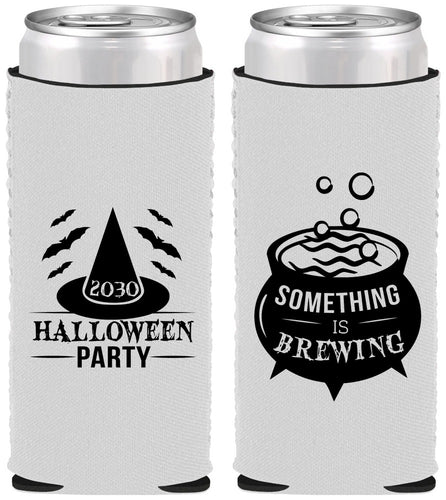 Custom Halloween Neoprene Slim Can Coolers - Witch | 250085