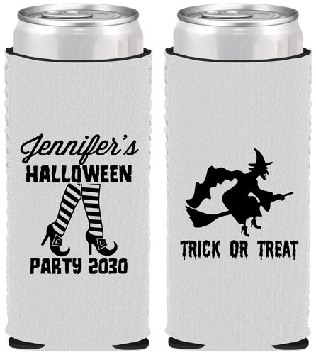 Custom Halloween Neoprene Slim Can Coolers - Trick Or Treat | 250089