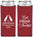 Custom Thanksgiving Neoprene Slim Can Coolers - Eat Drink Thankful | 260001