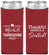 Custom Thanksgiving Neoprene Slim Can Coolers - Thankful Stuffed | 260029