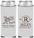 Custom Wedding Neoprene Slim Can Coolers - We Tied The Knot | 263