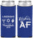 Custom Hanukkah Neoprene Slim Can Coolers - Menorah Dreidel | 270024
