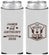 Custom Wedding Neoprene Slim Can Coolers - The Hunt Is Over | 272