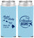 Custom Wedding Neoprene Slim Can Coolers - The Adventure Begins | 278