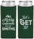 Custom Christmas Neoprene Slim Can Coolers - Lets Get Lit | 280001