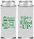 Custom Christmas Neoprene Slim Can Coolers - Lets Get Elfed Up | 280007