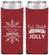 Custom Christmas Neoprene Slim Can Coolers - Eat Drink Jolly | 280040