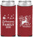 Custom Christmas Neoprene Slim Can Coolers - Reindeer | 280044