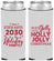 Custom Christmas Neoprene Slim Can Coolers - Holly Jolly | 280046