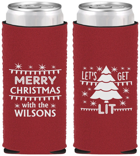 Custom Christmas Neoprene Slim Can Coolers - Nutcracker | 280052