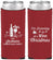 Custom Christmas Neoprene Slim Can Coolers - Bah Hum Bug | 280056