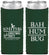 Custom Christmas Neoprene Slim Can Coolers - Bah Hum Bug | 280057