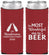 Custom Christmas Neoprene Slim Can Coolers - Wonderful Time For A Beer | 280064