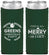 Custom Christmas Neoprene Slim Can Coolers - Merry As I Get | 280065