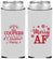 Custom Christmas Neoprene Slim Can Coolers - Merry Af | 280078
