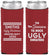 Custom Christmas Neoprene Slim Can Coolers - Ugly Sweater | 280080