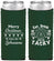 Custom Christmas Neoprene Slim Can Coolers - Eat Drink Tacky | 280081
